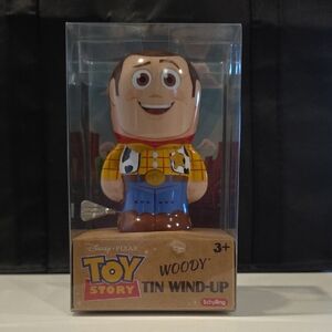 Disney Toy Story Woody Tin Wind-Up Figure - Yellow, Brown, Red